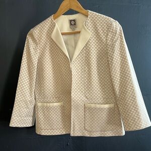 Gorgeous White and Cream Blazer